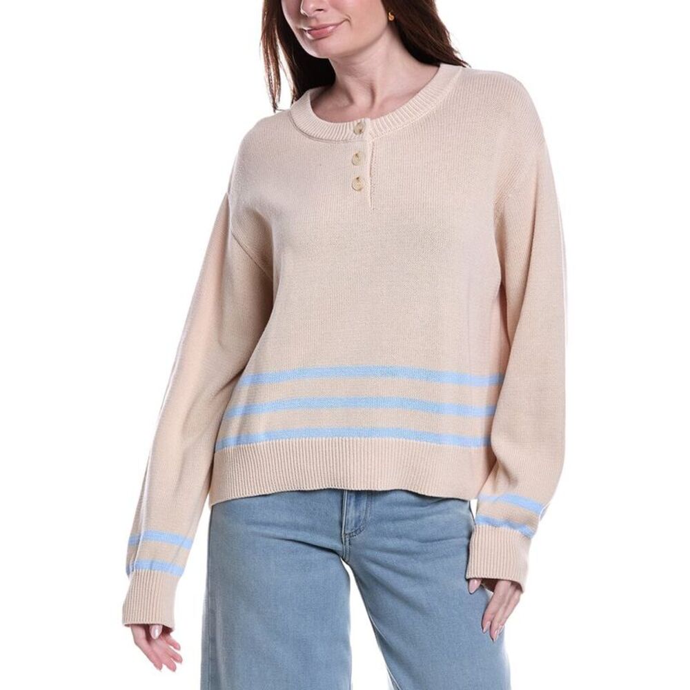 Serenette Womens  Knit Sweater, Tan